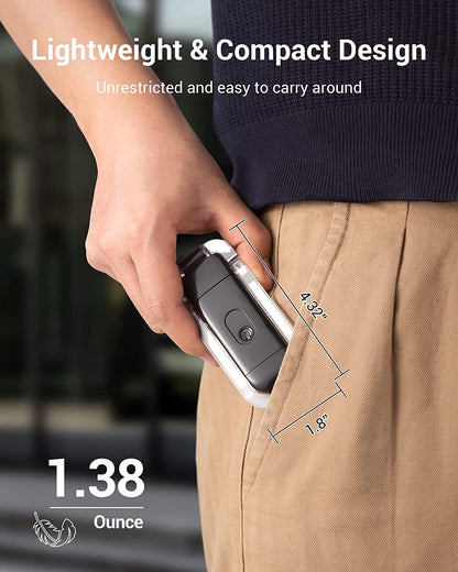 Book Light, Amber Warm Clip on LED with 3 Adjustable Brightness for Eye Protection, Rechargeable USB Long Lasting Reading Light, Gifts for Bookworms, Kids (Black)